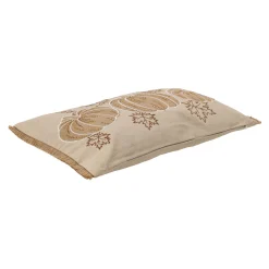 Kussen 30x50cm pompoen creme