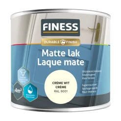 Lak waterb mat c.wit 14204 250ml