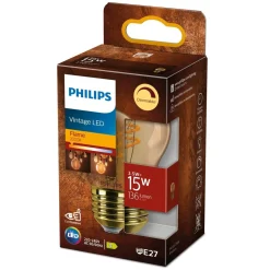 Lamp LED bol met spiraal dimbaar Vintage 15W E27