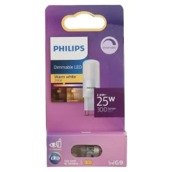 Lamp LED cap 25W G9 dim Philips