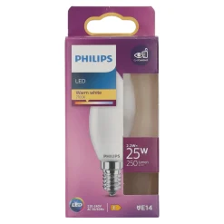 Lamp LED kaars mat 25W E14 Philips