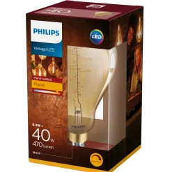 Lamp LED peer met spiraal dimbaar Vintage 40W E27