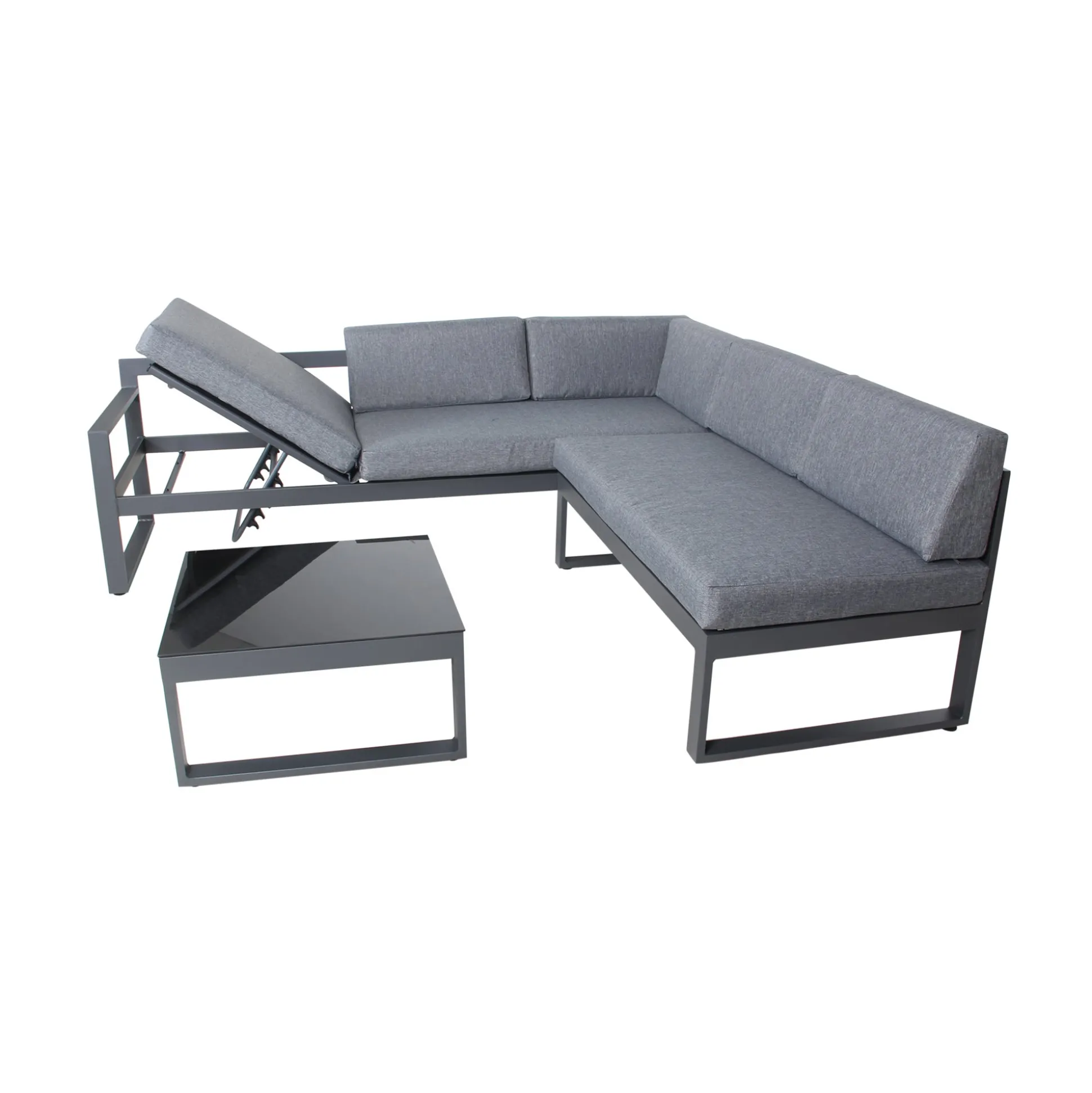 Loungeset Donato Antraciet Bois le Duc