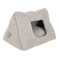 Mand kat Myo driehoek grijs 50 x 35 x 34 cm