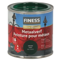 Metaalverf hoogglans groen 6005 250 Finess
