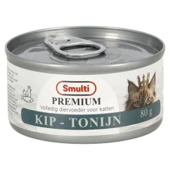 Natvoer kat slices kip-tonijn 80g