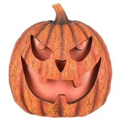 Pompoen vlam oranje 22 cm led