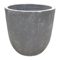 Pot Arizona egg washed grey 25 cm
