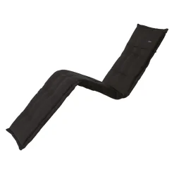 Rib black ligbedkussen 65x200