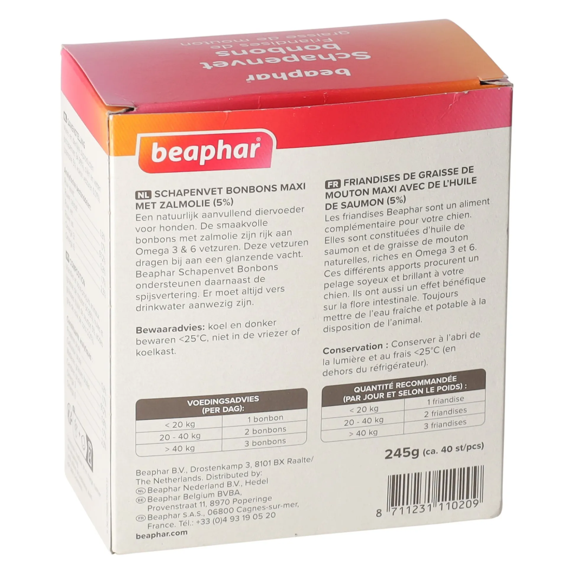 Schapenvet bonbons zalm Beaphar