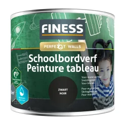 Schoolbordverf zwart 1428 500ml Finess