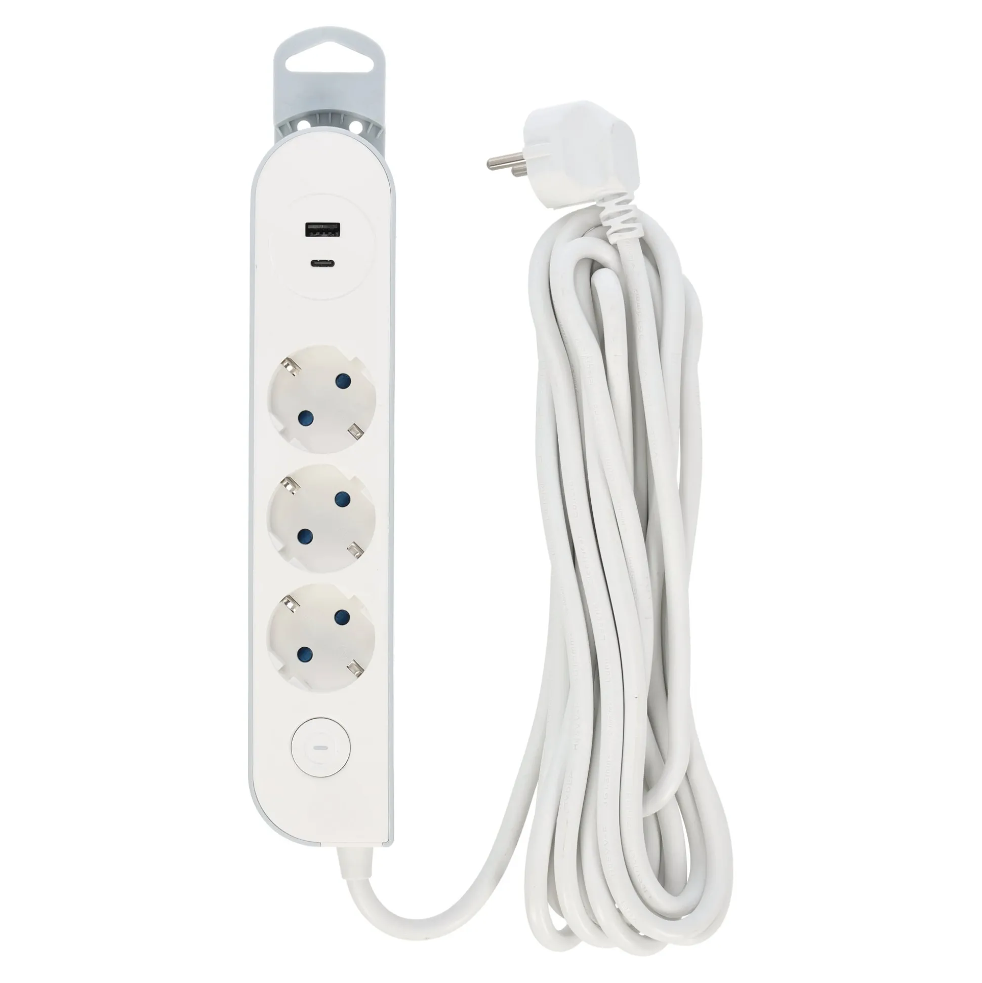 Stekkerdoos 3-NL+USB A+C 3x1,5 5M DM
