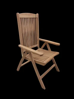 Stoel 5 standen Lotte 11 lats teak
