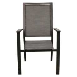 Stoel stapel Casera zwart/antra