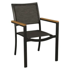 Stoel stapel Pineta Antraciet Bois le Duc