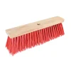 Straatbezem hout rood 400 Nevac