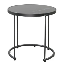 Tafel bijzet Nemi 35cm antraciet