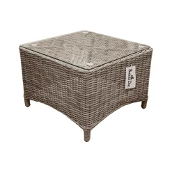 Tafel bijzettafel Aprano 57x57 cm White Grey Bois le...