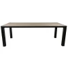 Tafel Cardona 220x100 cm Antraciet Bois le Duc