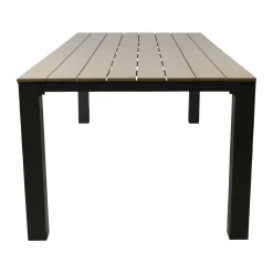 Tafel Cardona 220x100 cm Antraciet Bois le Duc