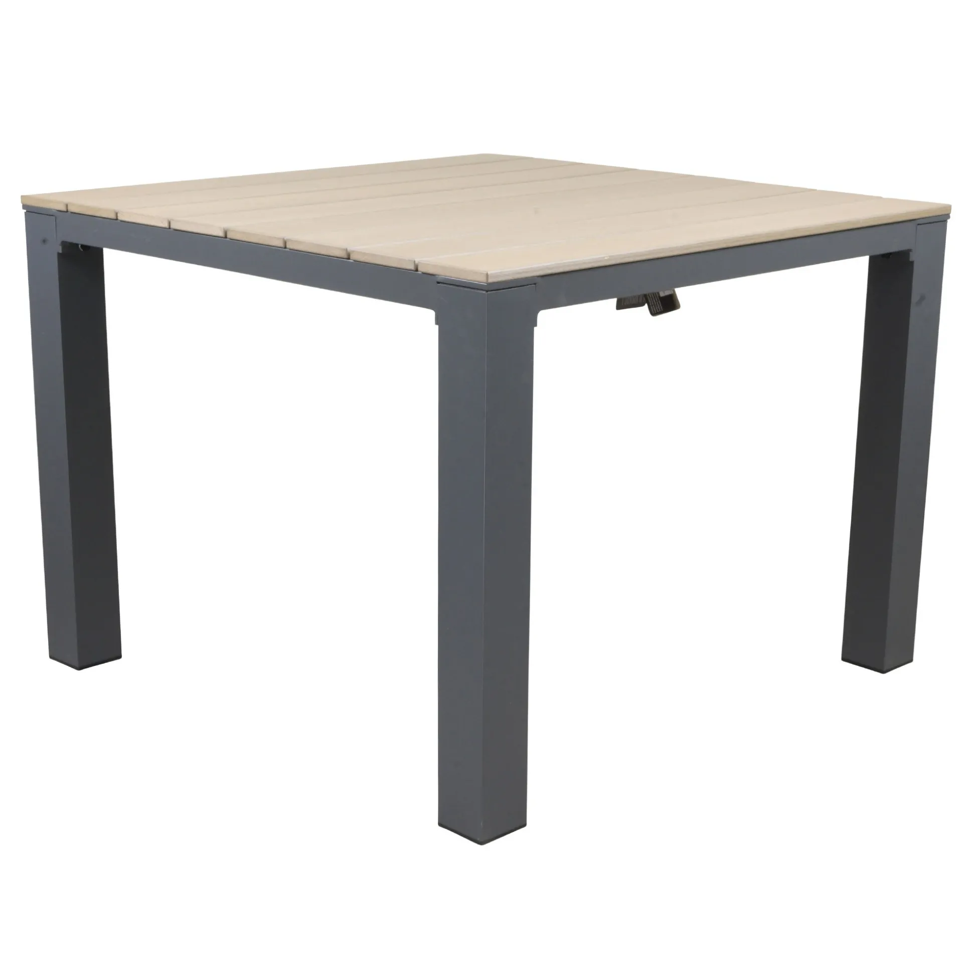 Tafel Cardona 100x100 cm Antraciet Bois le Duc
