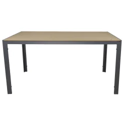 Tafel Spoleto 150x90 cm Antraciet Bois le Duc