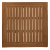 Tafelblad Isa 90x90cm teak