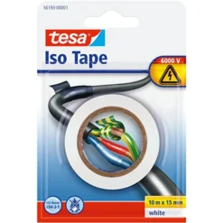 Tape elektrisch isolatie wit 10M