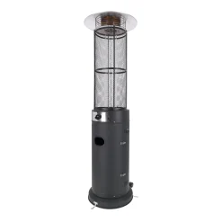 Terrasheater vlam gas THV11-DE zwart Sun Heat