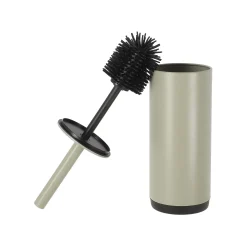 Toiletborstel met houder soft close groen