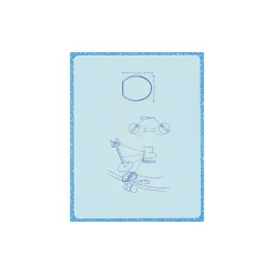Toiletbril print marmer wit