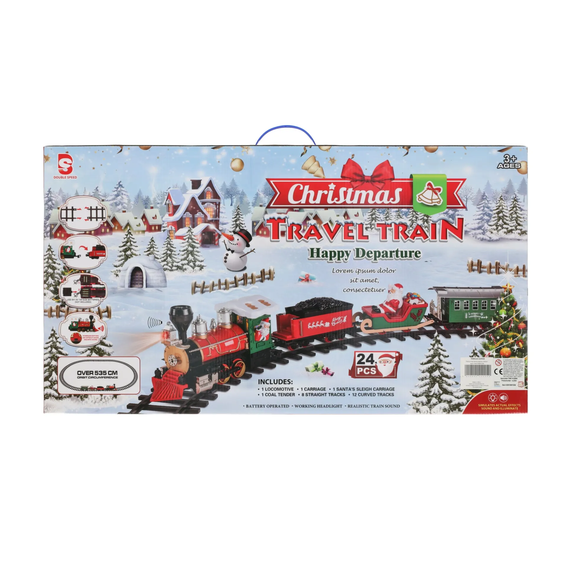 Trein x-mas Santa express 535 cm