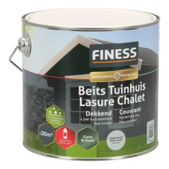 Tuinbeits DK wit RAL 9010 2590 2.5L Finess