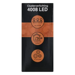 Verlichting cluster 4008 LED classic gold