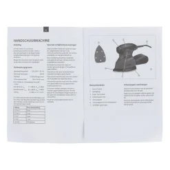Vlakschuurmachine hand 200W 2-Force