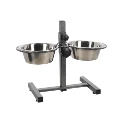 Voederbak duo met staander S RW007