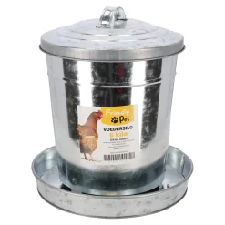 Voedersilo metaal 6 kg