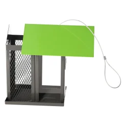 Voedersilo Yrsa zaden+noten metaal grijs/groen