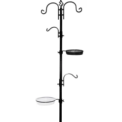 Voederstation metaal 220 cm met accessoires