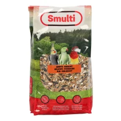 Voer vogel grote parkiet 5kg Smulti