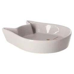 Voerbak kat Kapo keram grijs 250ml
