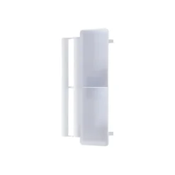 Voliere voerbak plastic 20 cm wit