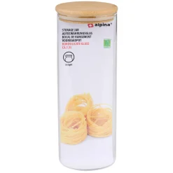 Voorraadpot glas 1,5L Alpina