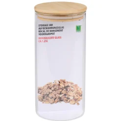 Voorraadpot glas 1,25L Alpina