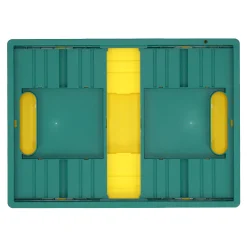 Vouwkrat 32L groen/geel VC