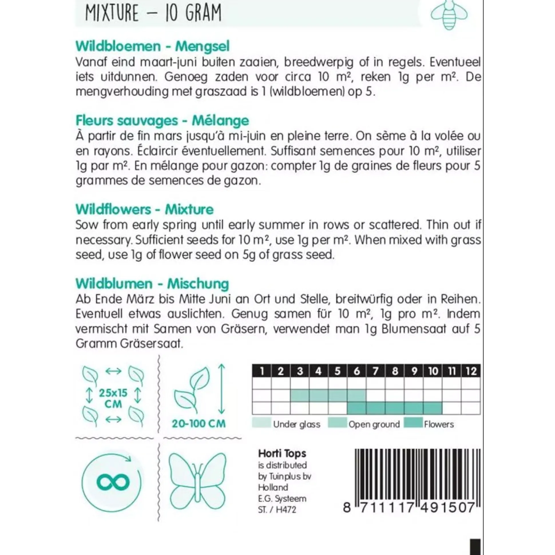 Wildbloemen mix 10g