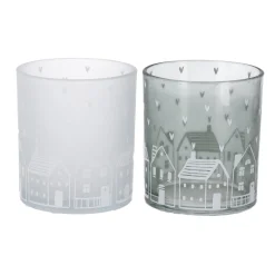 Windlicht Nordy 10 cm 4 assorti