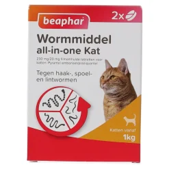 Wormmiddel all-in-one kat Beaphar