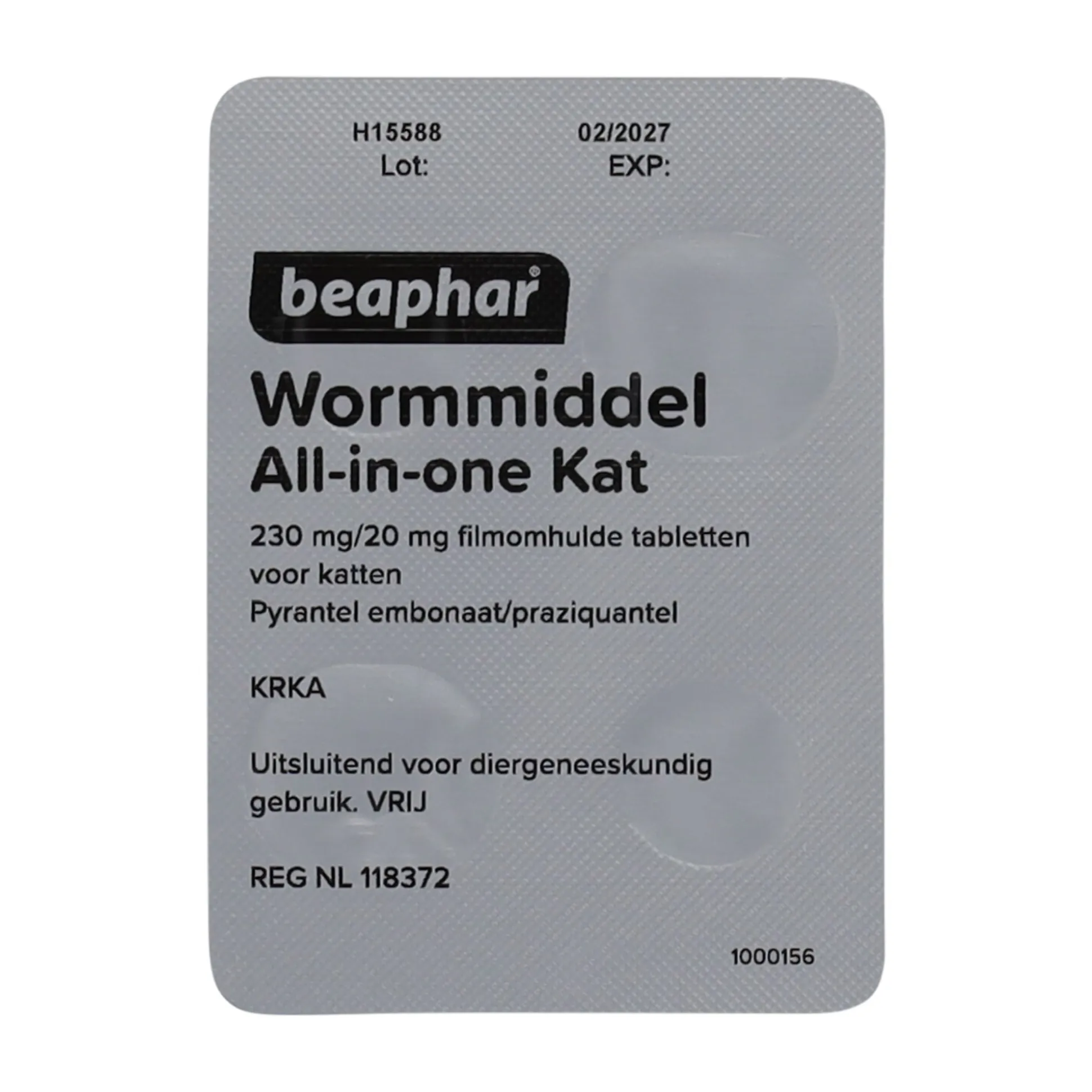 Wormmiddel all-in-one kat Beaphar