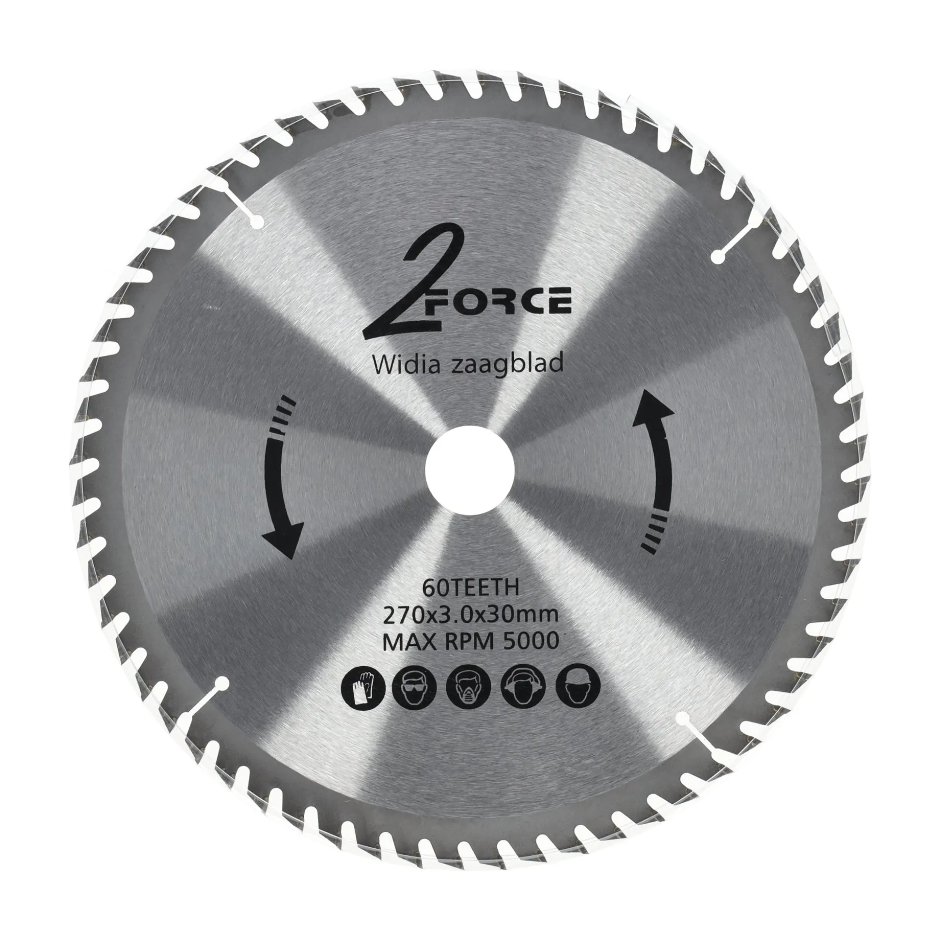 Zaagblad Ø270 mm 30as 60T 2-force